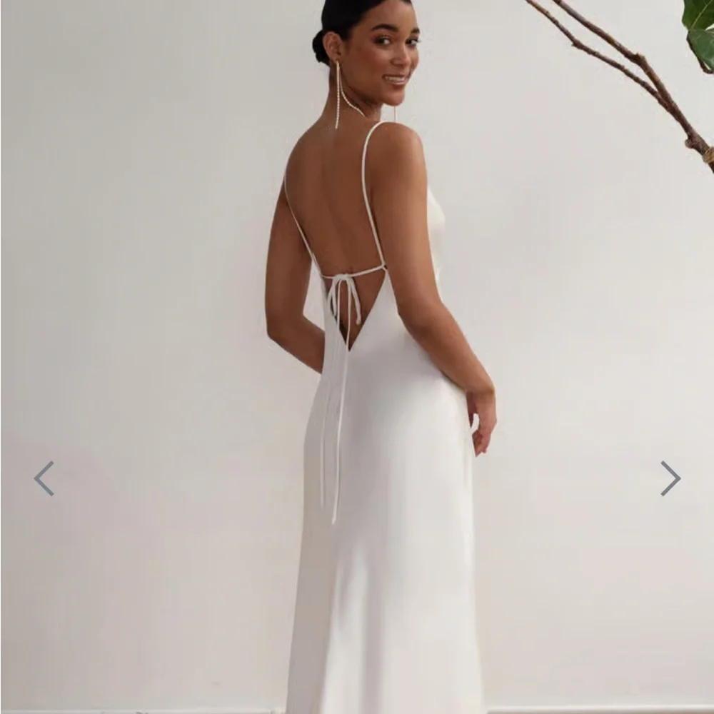 Jenny Yoo White Midi Dress - Picture 2 of 5